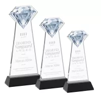 Gemstone Award on Hartford Base - Black