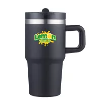 20 oz Vacuum Mug with SS Plastic Handle, RSS Liner, PFAS Free Powder Coating