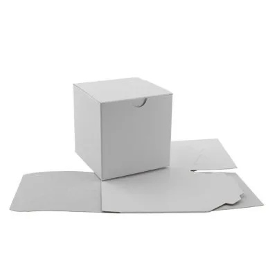 High Gloss White Folding Gift Boxes
