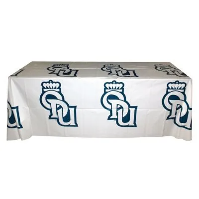 6' Flat, 3 Sided Recyclable Plastic Step and Repeat Table Cover