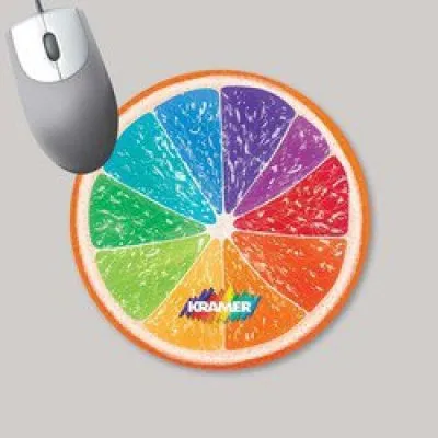 8" Round Origin'L Fabric Surface Mouse Pads