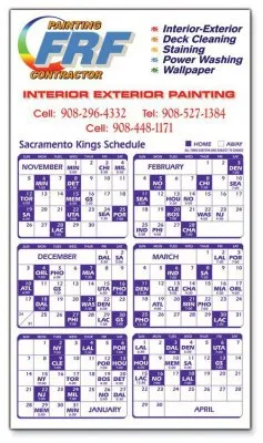 Magnet 20 Mil - Sports Calendar