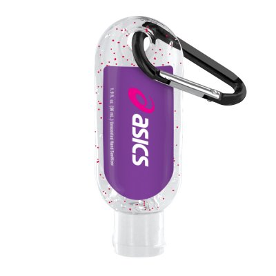 1.9 oz. Hand Sanitizer with Moisture Beads and Carabiner