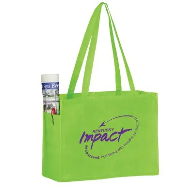 Non-Woven Tote Bag With Side Pockets