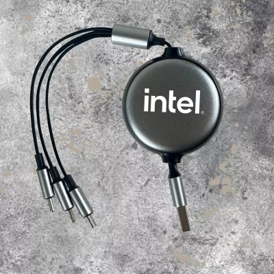 Retractable 4" 1 Cable