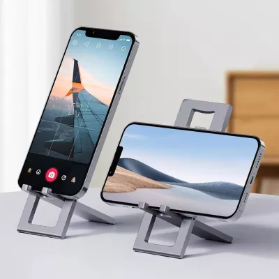 Folding Phone Stand with Bottle Opener