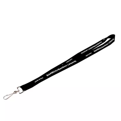 3/4" Bamboo Fiber Lanyard with Silkscreen Logo