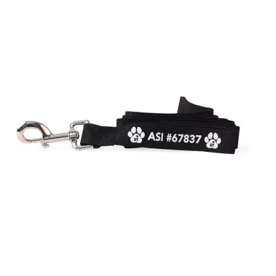 70" Thick Polyester Pet Leash with Silkscreen Logo