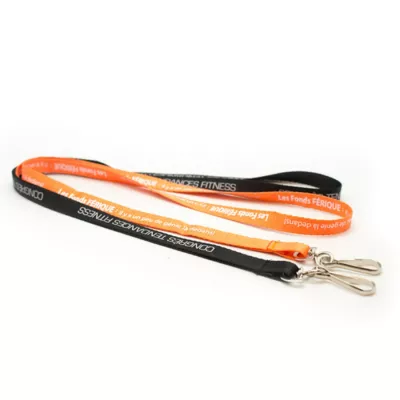 3/8" Poly Lanyard with Silkscreen Logo