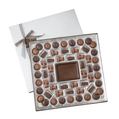 3 lb. Custom Chocolate Gift box with Stock Truffle