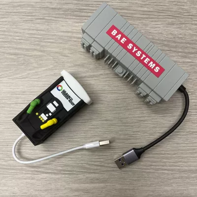 Custom PVC Molded 3 Port USB 2.0 Hub