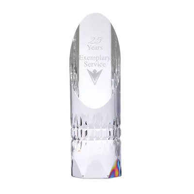 Alphard Slanted Crystal Trophy