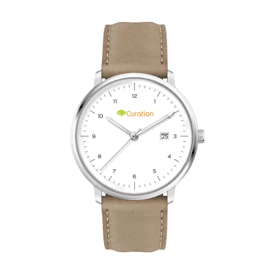 39mm Ss Silver Case, 3-Hand Mvt, Dte
