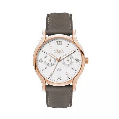 39mm, Rose Gold Metal Case, Multifunction Mvt