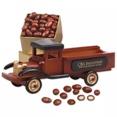 Vintage Pick-up Truck with Milk Chocolate Almonds