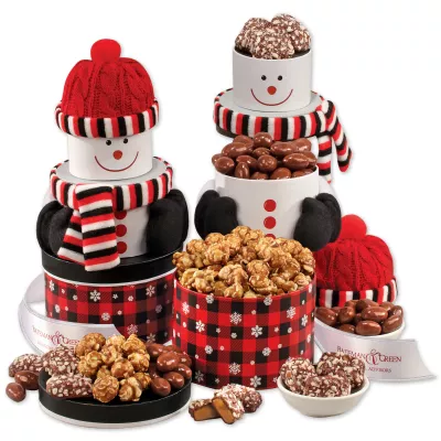 Sweet Snowman Tower