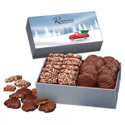Red Truck Gift Box w/Toffee & Pecan Clusters