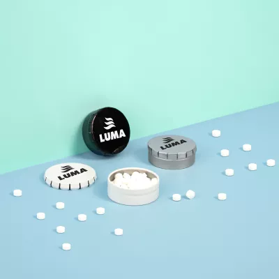 Small Round Clicker Mint Tin