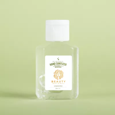 Hand Sanitizer Gel: 1 oz Rectangle Bottle