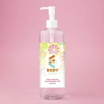 Moisturizing Hand Sanitizer with Beads: 16 oz, pump