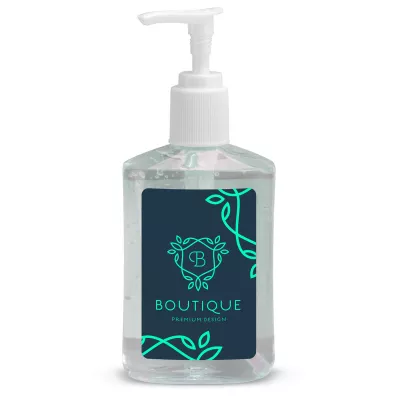 8oz Hand Sanitizer: 8 oz with Pump