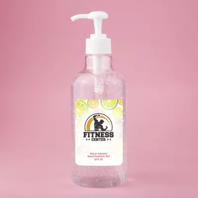 16oz Hand Sanitizer Gel With Moisturizing Beads