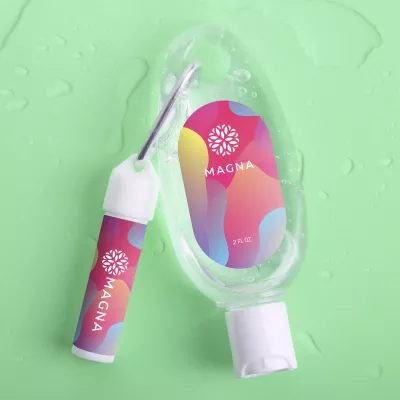 Aloe Vera & Lip Moisturizer Carabiner Kit