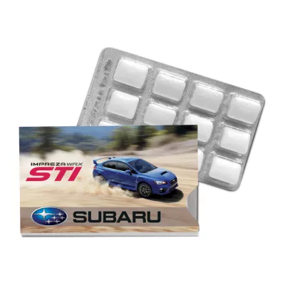 Sugar Free Peppermint Gum Pack in Sleeve 12pc