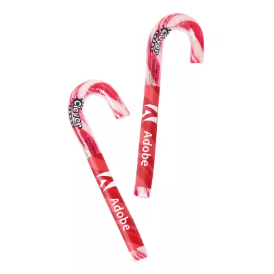 Large Candy Cane w/Clear Label