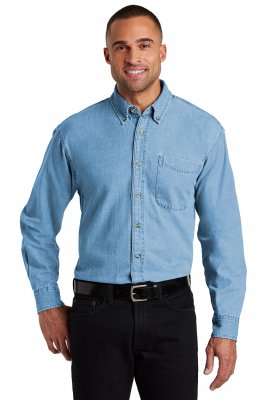 Port Authority- Long Sleeve Denim Shirt