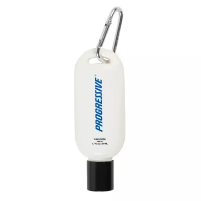 50 Ml Sunscreen SPF30 w/Carabiner (USA MADE)