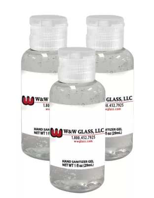 1 Oz. Hand Sanitizer Gel Bottle