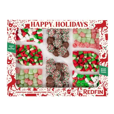 Holiday Treats Charcuterie Tray in Custom Box