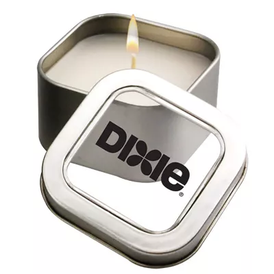 4 Oz. Aromatherapy Candle Tin w/Window