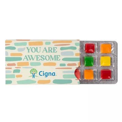 Assorted Chicklet Gum Pack
