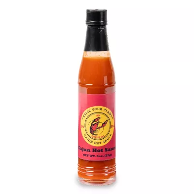 3 Oz. Cajun Hot Sauce in Glass Bottle