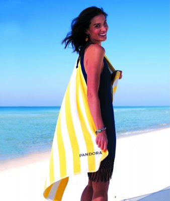 Turkish Signature 10.5lb 30" x 60" Cabana Stripe Beach Towel