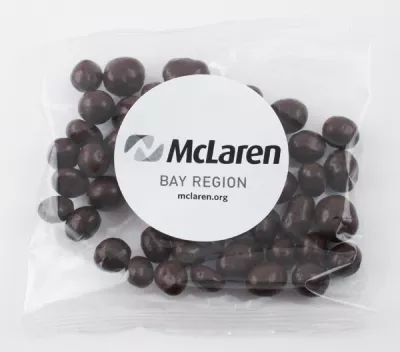 2 Oz. Handfuls of Dark Chocolate Espresso Beans