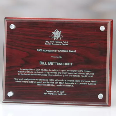 Souderton Plaque with Wooden Back