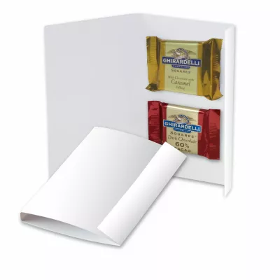Calling Card w/Ghirardelli Chocolate Squares (Custom)