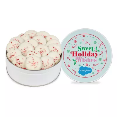 Peppermint Delight Cookies- Medium Gift Tin-18 ct