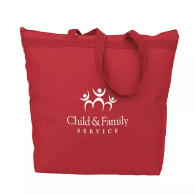 Large Zippered Tote Bags