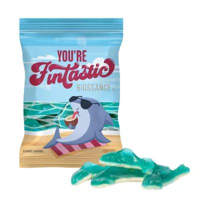 4 oz. Full Color Digibag™ with Gummy Sharks