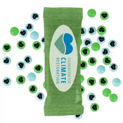 Full Color Tube DigiBag® w/ Imprinted Chocolate Buttons