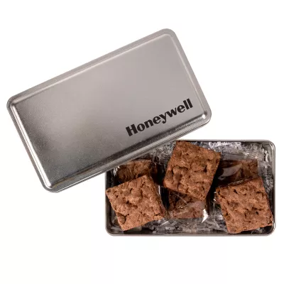 Fresh Beginnings 6 Fudge Brownies in Tin