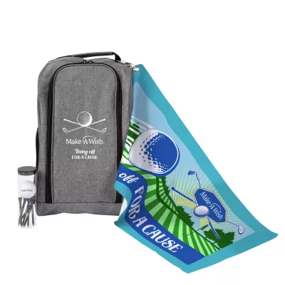 Putt Perfect Golf Shoe Bag Gift Set