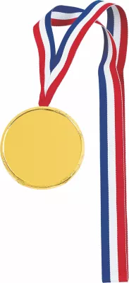 Chocolate Medallion w/Ribbon