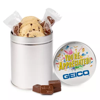 Molded Chocolate and Chocolate Chip Cookie Tin II