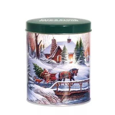 1 Quart Tin w/ Mini Dark & Milk Chocolate Pretzels