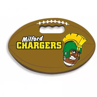 Football Shaped Foam Stadium Seat Cushion - USA Made!